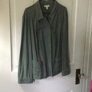 Jacket thick linen